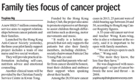 The Standard - Family ties focus of cancer project
