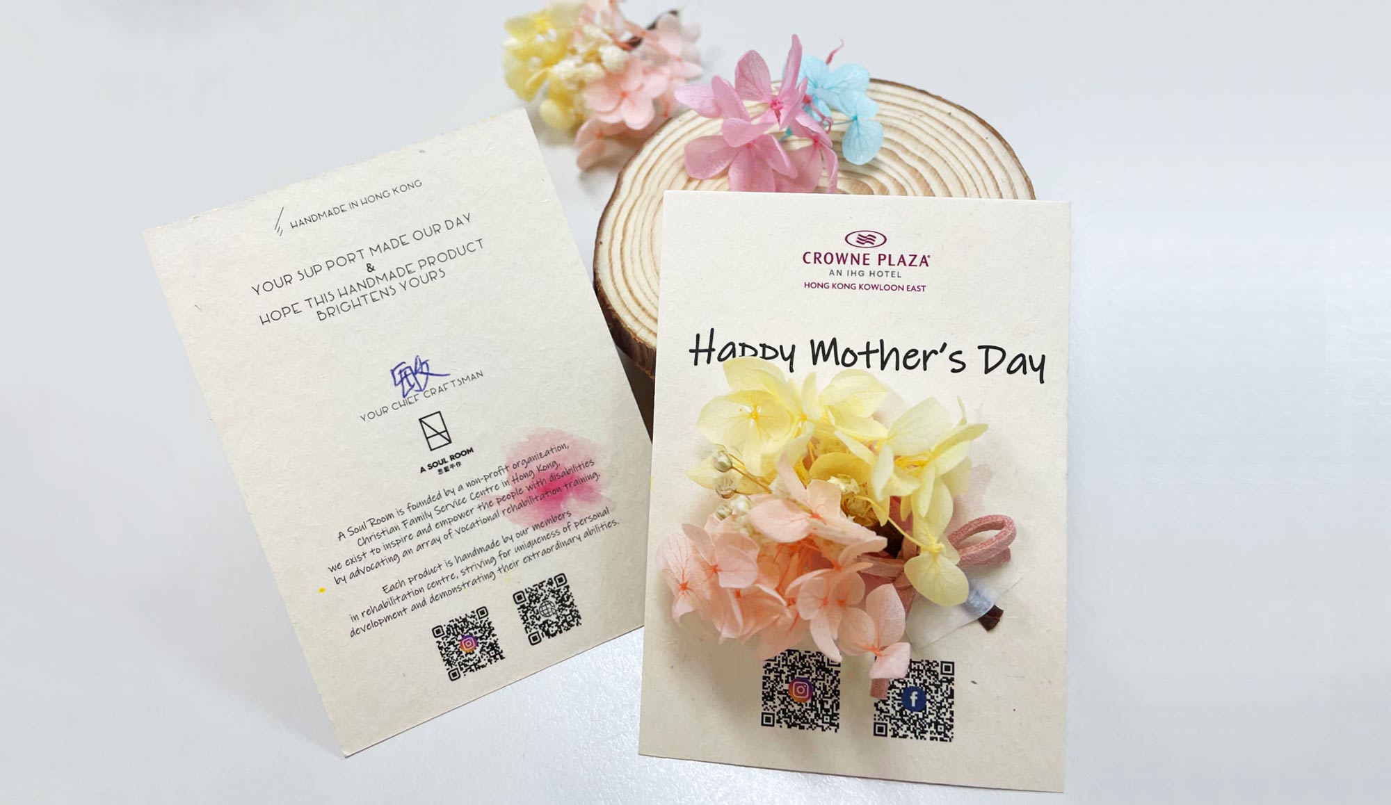 Crowne Plaza Hong Kong Kowloon East Mother''s Day collaboration with CFSC A-soulroom 